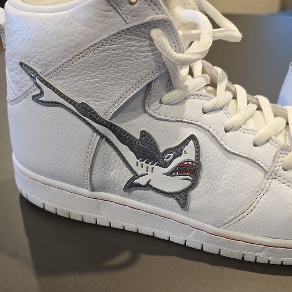 Oski x Nike SB Dunk High \'Great White Shark\' (style DC8908-105) M 10, W 11.5 main image 5
